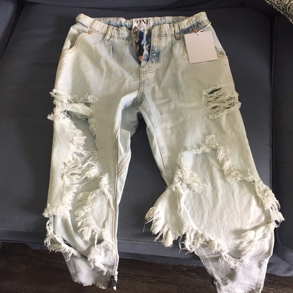 NEW!! One Teaspoon ANARCHY SUPER TOUGH jeans - Picture 2 of 4